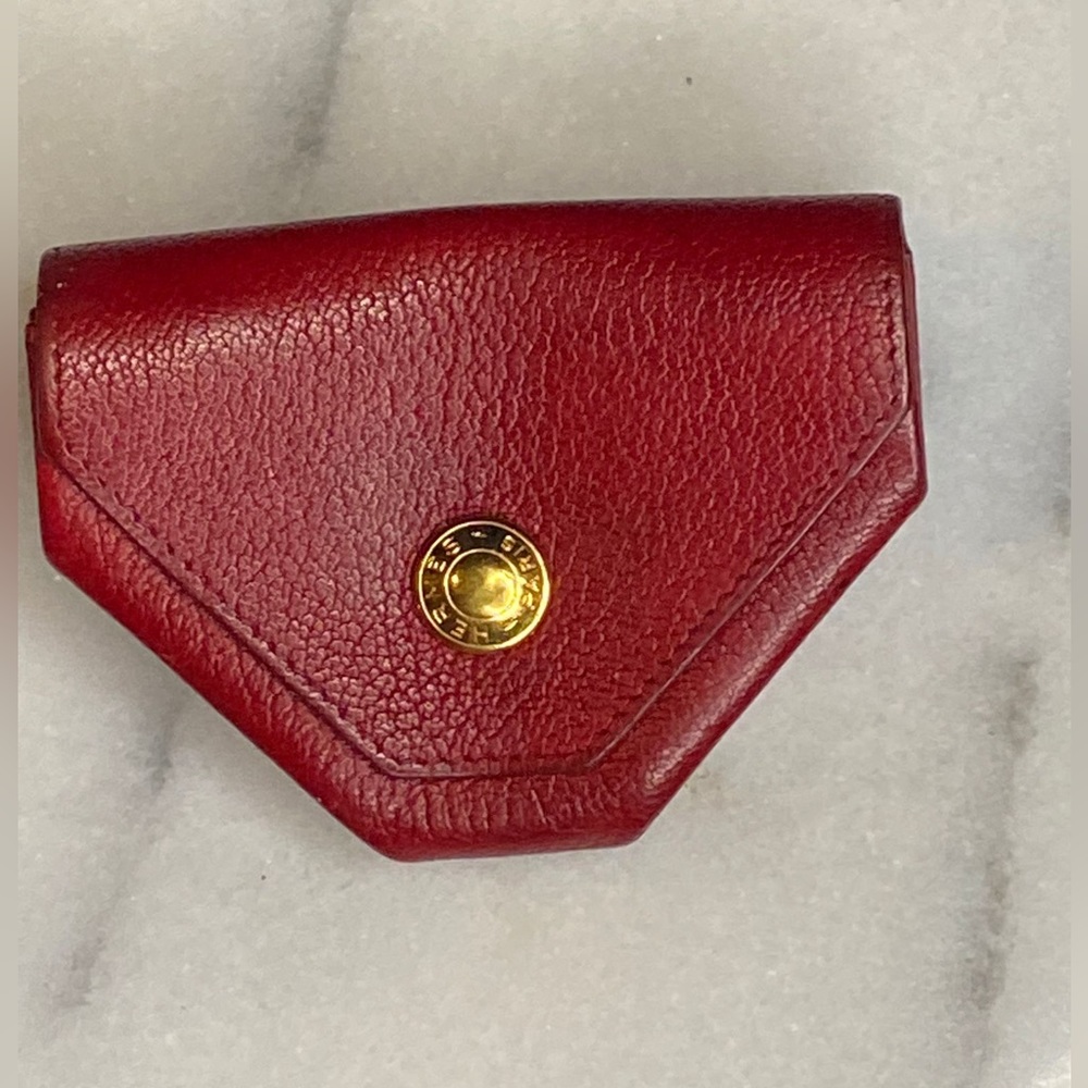 Hermes Double Coin Purse Gem